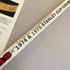 1974-75 Philadelphia Flyers Stanley Cups Champs Team Signed Hockey Stick JSA COA