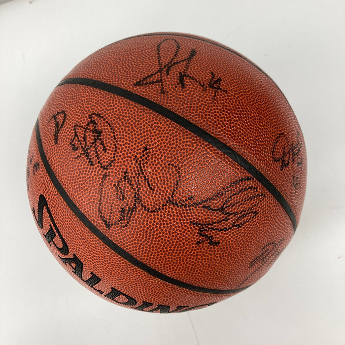 Lebron James First NBA Finals 2006-07 Cleveland Cavaliers Signed Basketball PSA