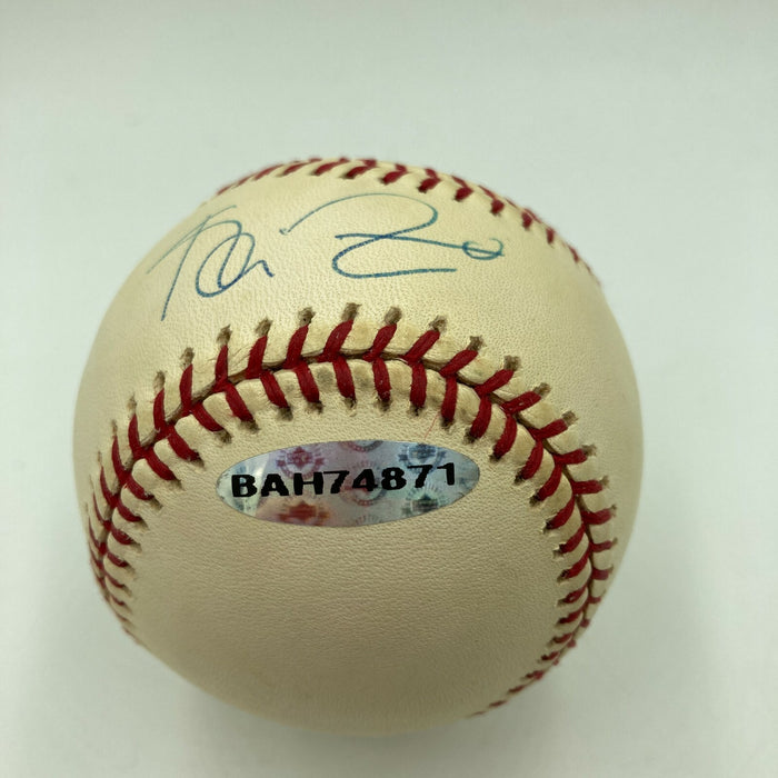 Rare Kevin Garnett Signed Major League Baseball With Upper Deck UDA COA