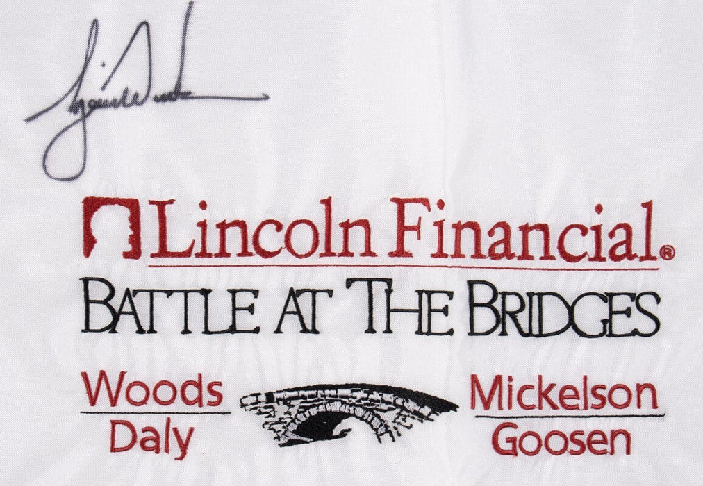 Tiger Woods Signed Autographed PGA Golf Flag PSA DNA COA