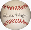 President Ronald Reagan Single Signed Baseball PSA DNA COA & White House Letter