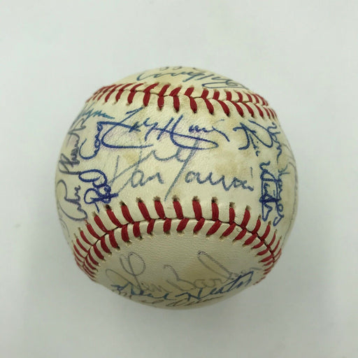 1982 Cleveland Indians Team Signed Official American League Baseball