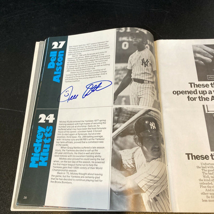 1978 New York Yankees World Series Champs Team Signed Yearbook