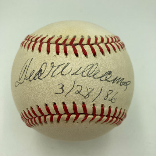 Ted Williams Signed Official American League Baseball JSA COA
