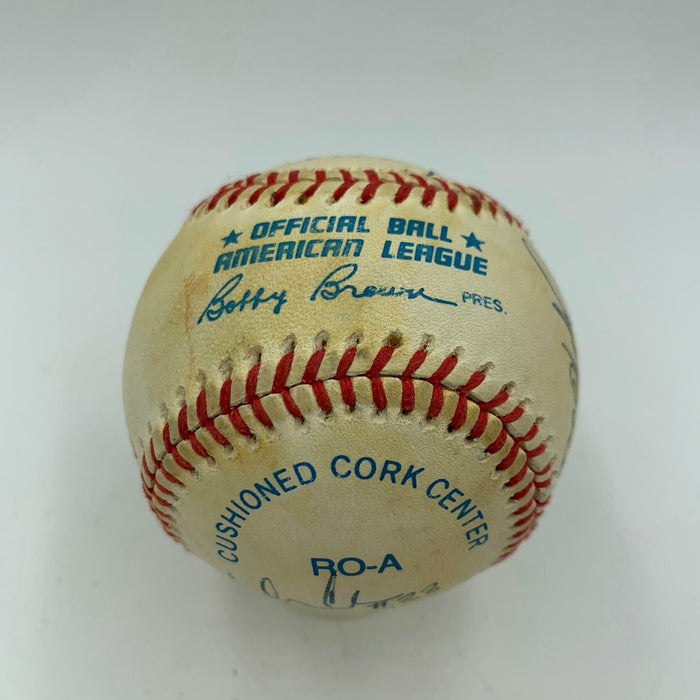 1994 Derek Jeter Pre Rookie Minor League Prospects Signed Baseball With JSA COA