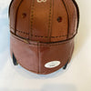 Sammy Baugh Signed Vintage Leather Mini Helmet JSA COA