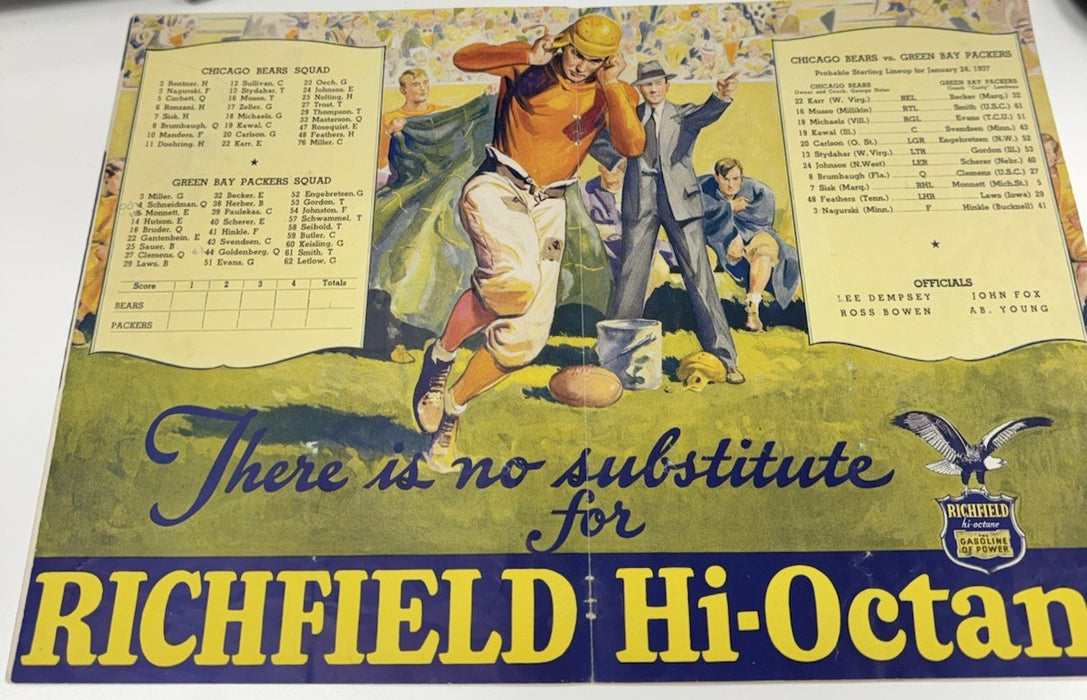 1939 Packers NFL Champs Team Signed Program Curly Lambeau & Jim Thorpe PSA DNA