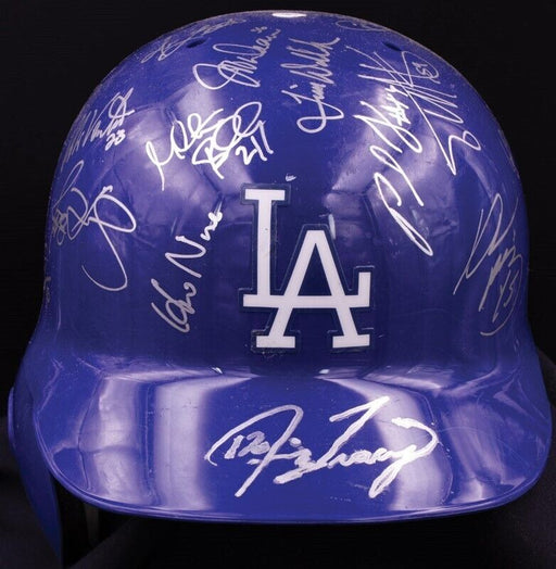 2004 Los Angeles Dodgers National League Champs Game Issued Helmet PSA DNA COA