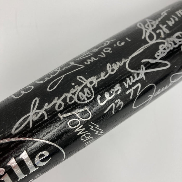 Beautiful World Series MVP's Multi Signed Baseball Bat 40 Sigs Beckett COA