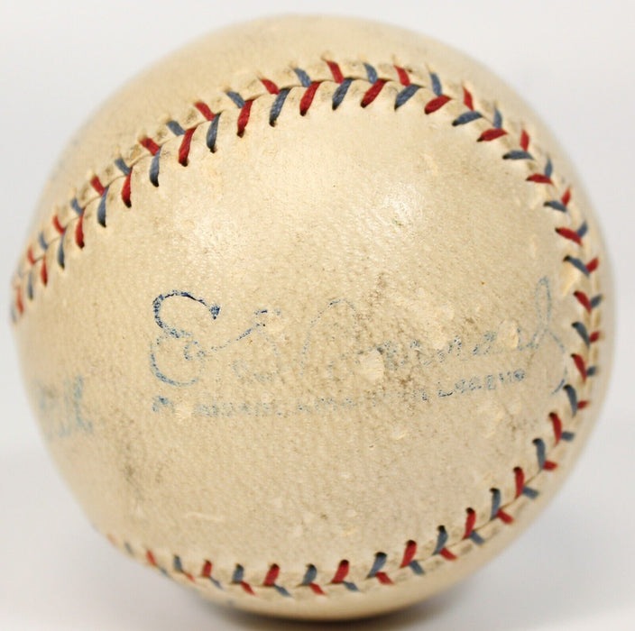 Walter Johnson Single Signed 1929 Official American League Baseball JSA COA