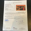 John Travolta Welcome Back Kotter Cast Signed 1976 Vintage Game JSA COA