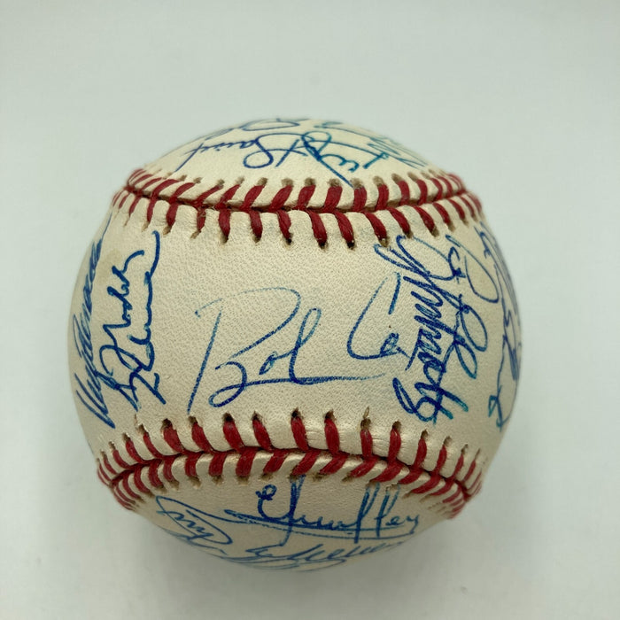 1995 Atlanta Braves World Series Champs Team Signed W.S. Baseball Beckett COA