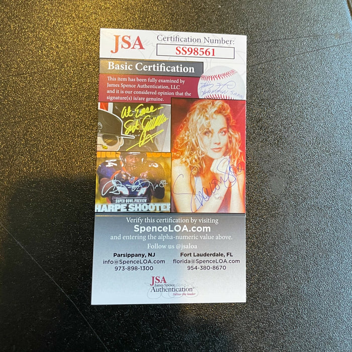 Anjelica Huston Signed Autographed Vintage Magazine With JSA COA
