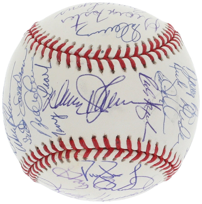 1986 New York Mets World Series Champs Team Signed W.S. Baseball 35 Sigs JSA COA