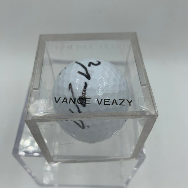 Vance Veazey Signed Autographed Golf Ball PGA With JSA COA