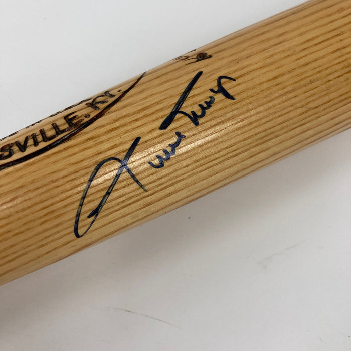 Willie Mays & Johnny Mize Signed Louisville Slugger Baseball Bat JSA COA
