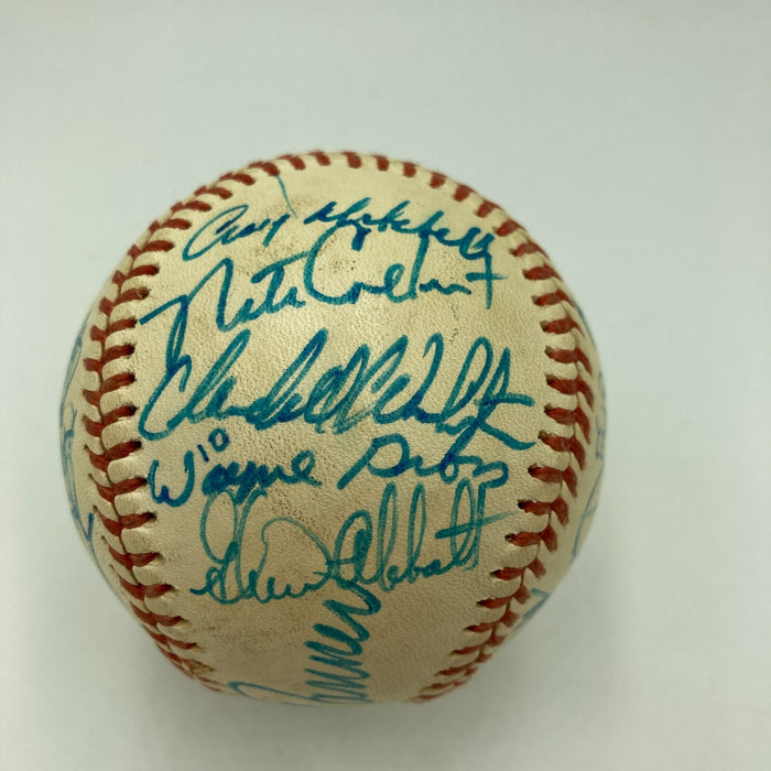 1976 Oakland A's Athletics Team Signed American League Baseball PSA DNA COA