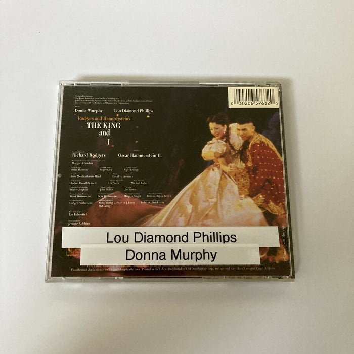 Lou Diamond Phillips &  Donna Murphy Signed The King And I Music CD JSA COA