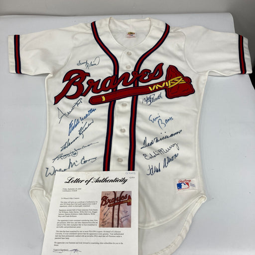 500 Home Run Club Signed Jersey Ted Williams Willie Mays Hank Aaron PSA DNA COA