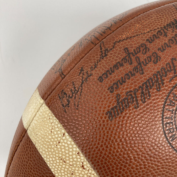 1962 Green Bay Packers NFL Champs Team Signed Football Vince Lombardi PSA DNA