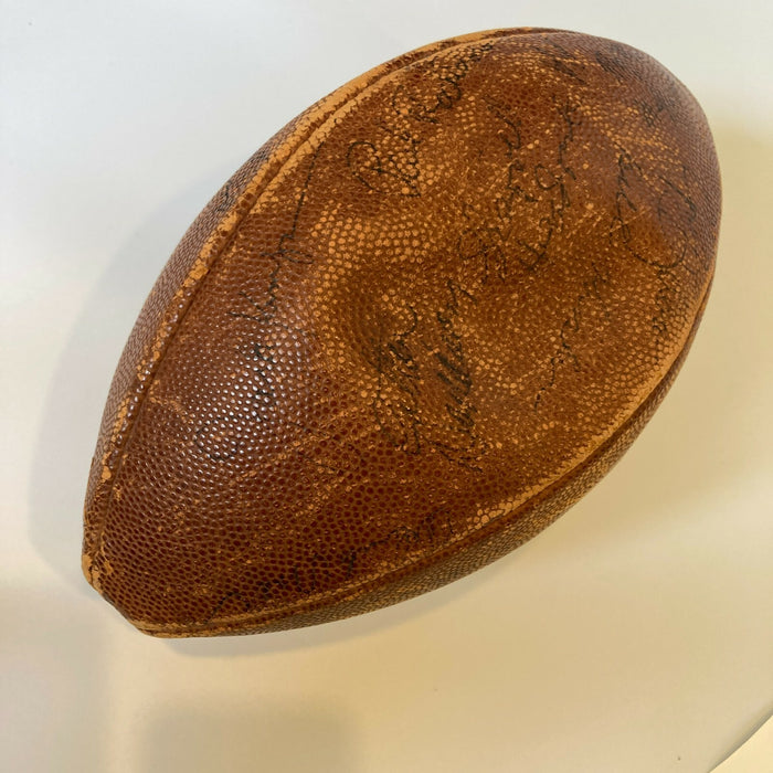 1962 All Star Game AFL Team Signed Game Used Football Al Davis Jack Kemp JSA COA