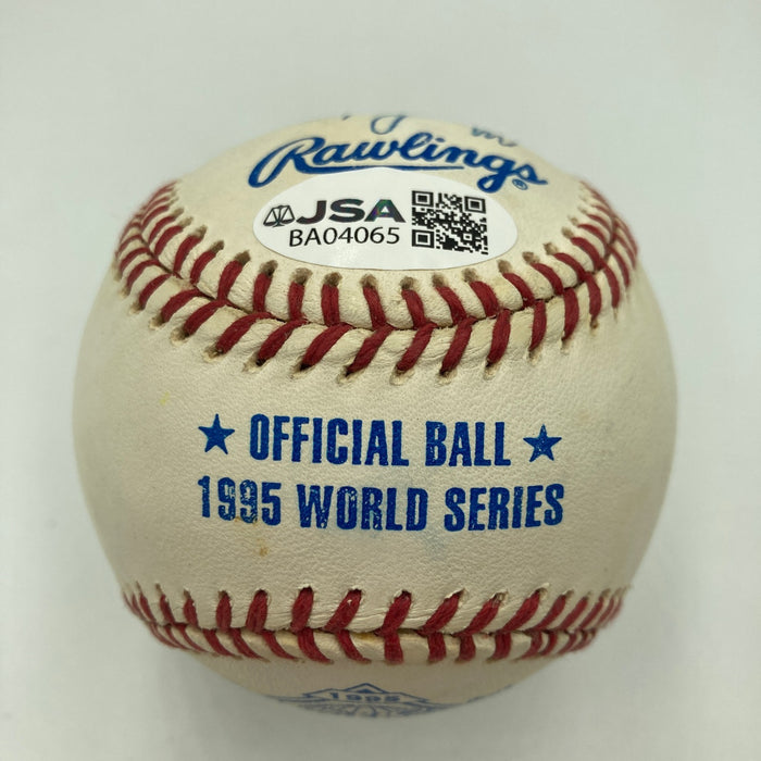1995 Atlanta Braves World Series Champs Team Signed National League Baseball JSA