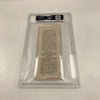 Dwight Evans Signed 1975 World Series Game 3 Ticket PSA DNA GEM MINT 10