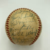 1947 Brooklyn Dodgers NL Champs Team Signed Baseball JSA COA