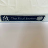 Derek Jeter Signed 2008 Yankee Stadium Final Season Game Model Base Steiner COA