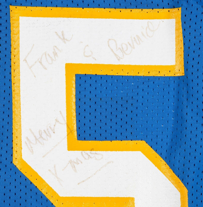 Junior Seau Signed San Diego Chargers Game Model Jersey Beckett COA