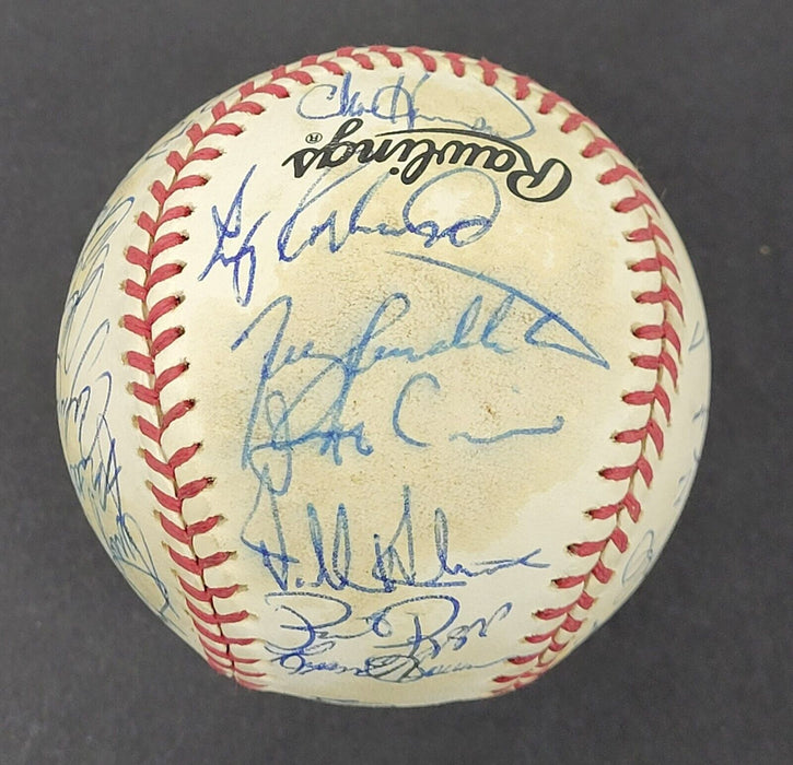 1995 Florida Marlins Inaugural Season Team Signed Baseball Beckett COA