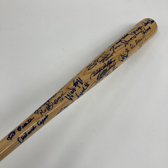 Beautiful Hall Of Fame Multi Signed Baseball Bat 48 Sigs Sandy Koufax Beckett