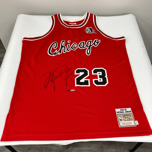Michael Jordan Signed 1984-85 Rookie Chicago Bulls Jersey UDA PSA DNA & Beckett