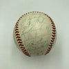 1960 Milwaukee Braves Team Signed Baseball Hank Aaron Eddie Mathews Warren Spahn