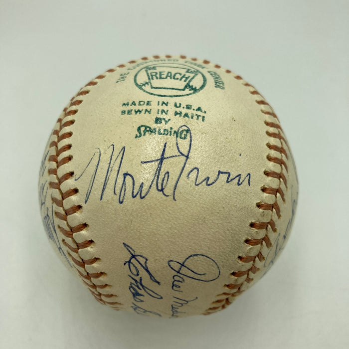 Hall Of Fame Multi Signed Baseball Harry Hooper Joe Medwick Lefty Grove JSA COA