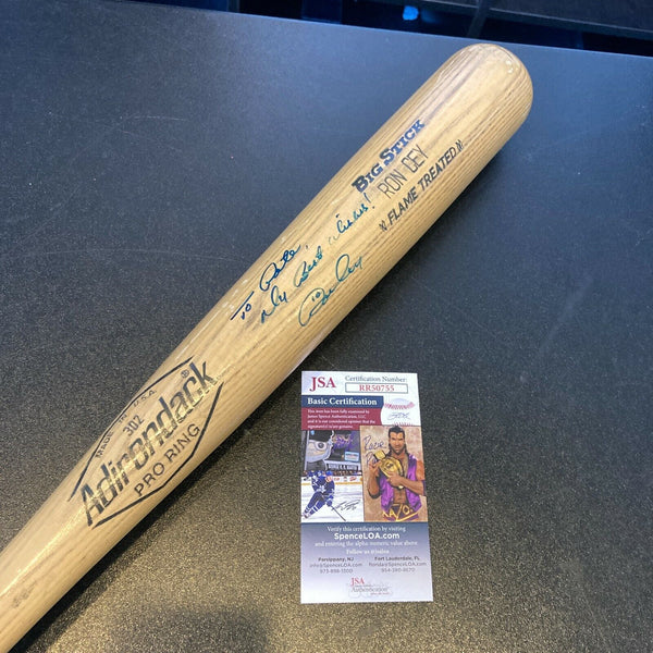 Ron Cey Signed 1970's Louisville Slugger Game Used Baseball Bat JSA COA