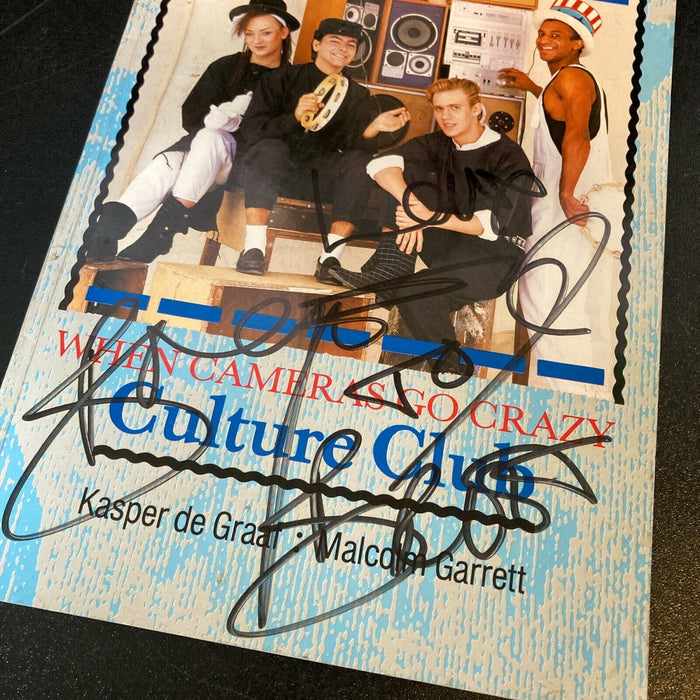 Boy George Signed Autographed Culture Club Book With JSA COA