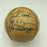 Babe Ruth, Mickey Mantle, Joe Dimaggio & Roger Maris Signed Baseball JSA COA