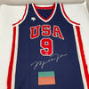 Michael Jordan Signed 1984 Team USA Olympics Game Model Jersey UDA COA