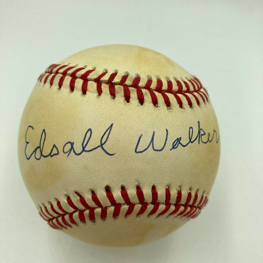 Edsall Walker Signed Official Major League Baseball Negro League Legend JSA