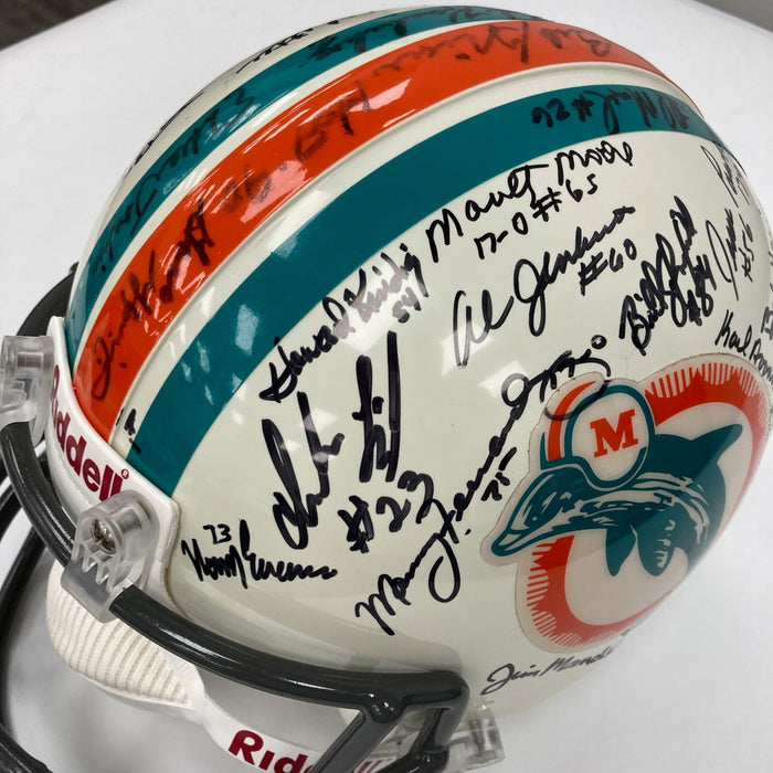 1972 Miami Dolphins Super Bowl Champs Team Signed Full Size Helmet JSA COA