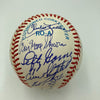 Mickey Mantle New York Yankees Hall Of Fame Legends Multi Signed Baseball JSA