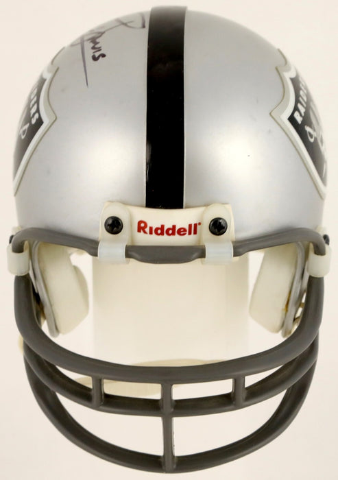 Al Davis Signed Oakland Raiders Riddell Mini Football Helmet PSA DNA COA