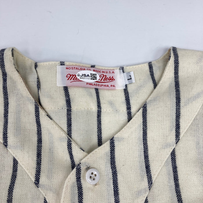 Beautiful Joe Dimaggio Signed New York Yankees Mitchell & Ness Jersey JSA COA