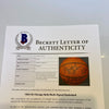 The Finest Michael Jordan Rookie 1984 Bulls Team Signed Basketball Beckett 9