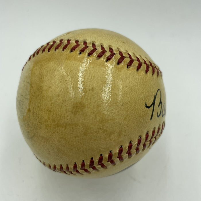 Magnificent Babe Ruth Single Signed 1948 American League Baseball PSA DNA COA