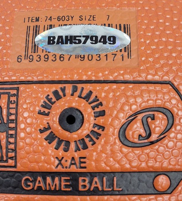 Kobe Bryant Signed Spalding Official Game Basketball Silver Ink Upper Deck UDA
