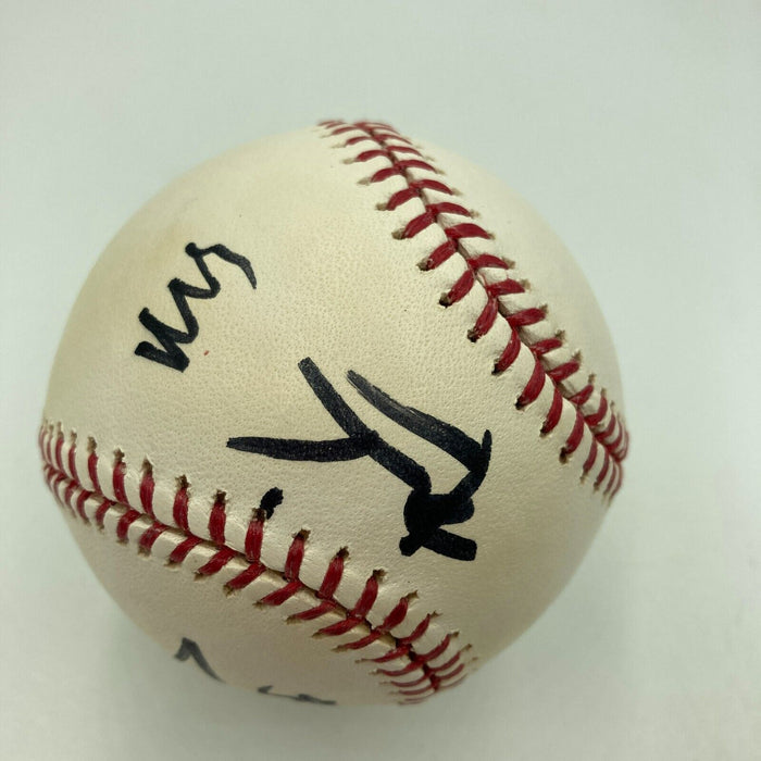 Linkin Park Band Signed Baseball 6 Signatures With Chester Bennington JSA COA