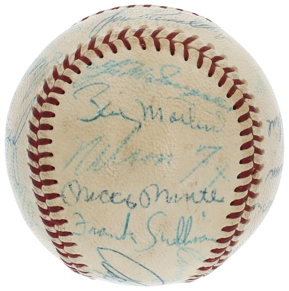 1956 All Star Game Team Signed Baseball Mickey Mantle Beckett COA