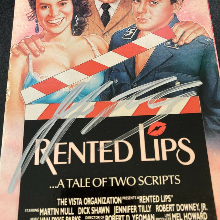 Jennifer Tilly Signed Autographed Rented Lips VHS Movie With JSA COA